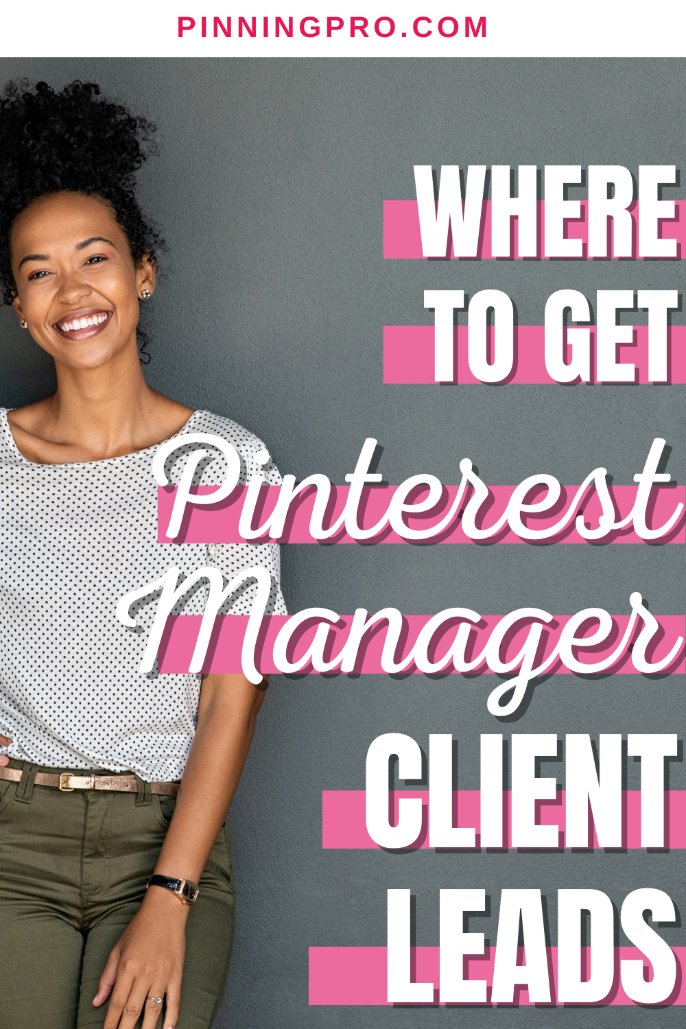 where-to-get-pinterest-manager-client-leads desktop with text overlay and sample pinterest pins